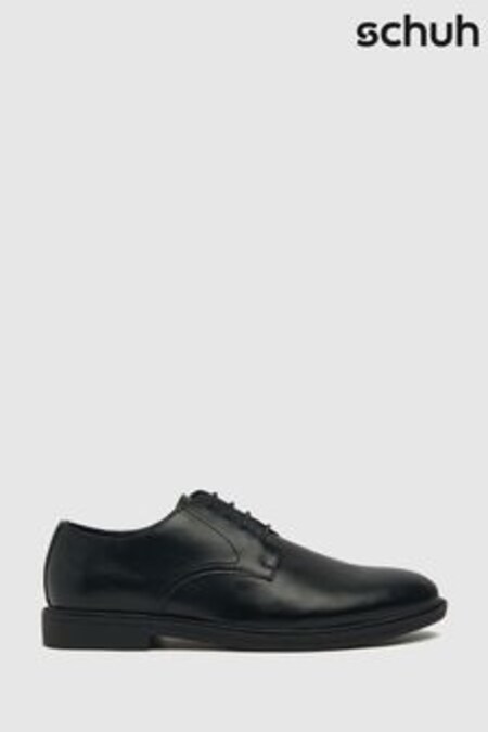 Schuh Wide Fit Melvin Derby Black Shoes (M96780) | 267 LEI