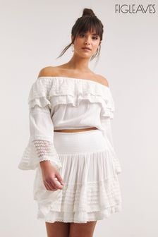 Figleaves Frida Beach Co-Ord White Cover-Up (M96861) | €60