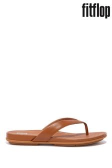 FitFlop Gracie Leather Flip-Flops (M97136) | $87 - $111