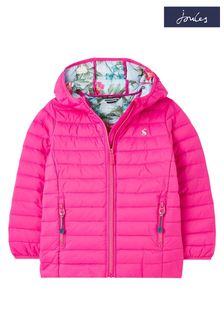 Joules Pink Kinnaird Showerproof Recycled Packable Padded Jacket (M97186) | 47 € - 51 €