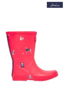 Joules Pink Roll-Up Flexible Printed Wellies (M97225) | 36 €