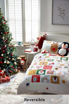 Christmas Advent Calendar Bett- und Kissenbezug im Set (M97375) | 28 € - 51 €