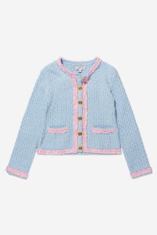 Girls Cotton Coco Jacket in Blue (M97724) | $104 - $107