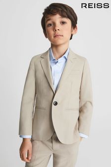Однобортный шерстяной пиджак Reiss Fine Junior (M97897) | €149