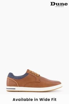 Dune London Brown Trip Textured Trainers (M98240) | kr909
