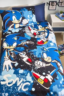 Sonic Blue 100% Cotton Duvet Cover And Pillowcase Set (M98561) | TRY 667