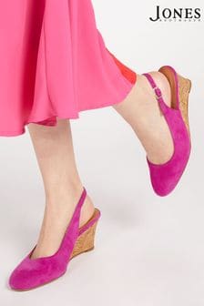 Jones Bootmaker Pink Zahra Leather Wedges (M99548) | 136 €