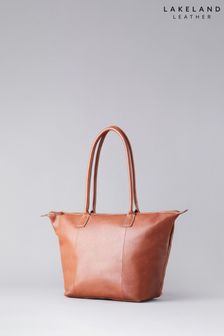 Lakeland Leather Natural Torver Leather Tote Bag (M99596) | $253