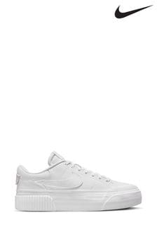 Suelo blanco - Zapatillas de deporte con plataforma alta Court Legacy de Nike (MAV954) | 110 €