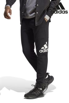 أسود - Adidas Essentials French Terry Tapered Cuff Logo Joggers (MN5696) | 188 ر.ق