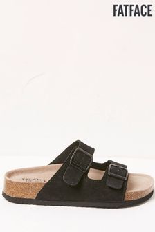 FatFace Black Meldon Double Strap Sandals (N00026) | €21.50