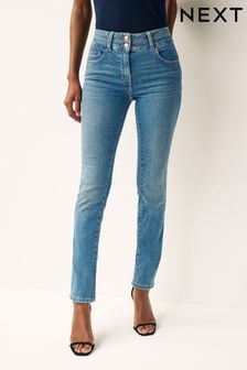 Denim Dark Blue Greencast Slim Lift And Shape Jeans (N00161) | $73