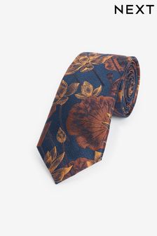 Floral Silk Pattern Tie