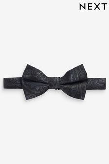 Black Paisley Party Bow Tie (N00307) | $17