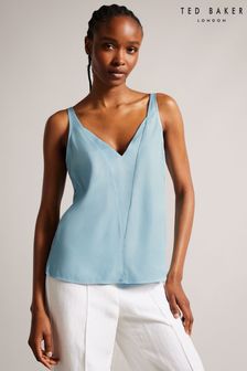 Ted Baker Blue Rubiez Double Layer Effect Cami Top (N00679) | 176 zł