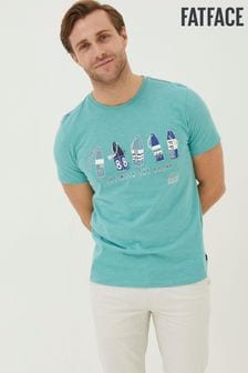 FatFace Green Out With The Buoys T-Shirt (N00930) | €17.50