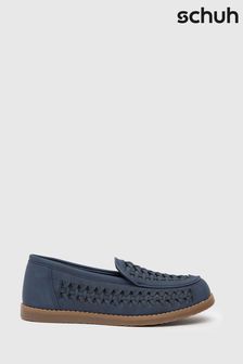 حذاء أزرق منسوج بالليزر من Schuh (N01025) | 191 ر.س