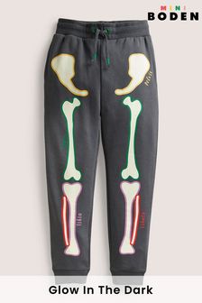 Boden Grey Boden Halloween Glow In The Dark Skeleton Joggers (N01317) | €28 - €32