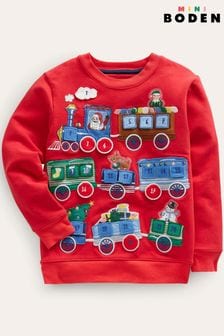 Boden Red Advent Calendar Christmas Sweatshirt (N01321) | €55 - €62