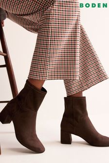 Boden Dark Brown Stretch Ankle Boots (N01358) | 6,294 UAH