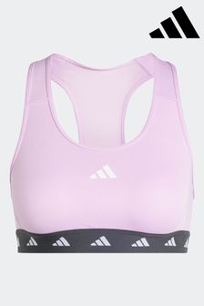 Violett - Adidas Sportbekleidung​​​​​​​ Aeroready Techfit Sport-BH (N01438) | 28 €