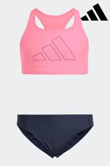 adidas Pink Big Bars Bikini (N01498) | 114 QAR