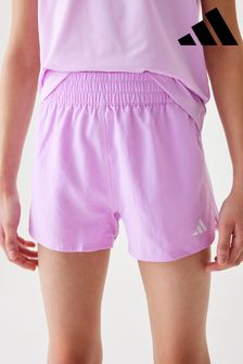 adidas Purple Sportswear Essentials Aeroready 3-Stripes Shorts (N01520) | 115 SAR