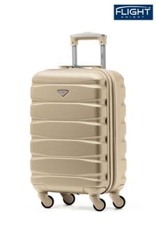 Champagne - Flight Knight Hard Shell Abs Easyjet Size Cabin Carry On Case (N01616) | kr920