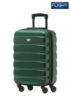 Gozdno zelena/črna - Kovček za kabinski prevoz velikosti Flight Knight Hard Shell Abs Easyjet (N01621) | €57