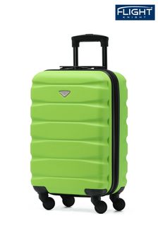 Zelena/črna - Kovček za kabinski prevoz velikosti Flight Knight Hard Shell Abs Easyjet (N01626) | €57