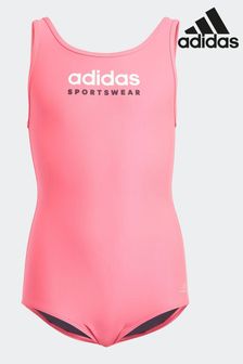 adidas Pink Sportswear U-Back Swimsuit (N01790) | SGD 48