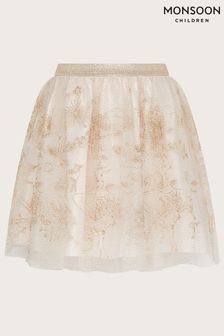 Золотистая юбка с вышивкой Monsoon Land Of Wonder (N01809) | €36 - €42