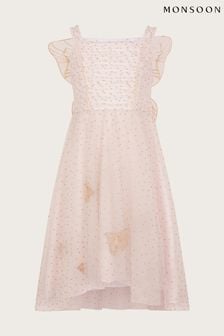 Розовое платье с крылышками бабочки Monsoon Land Of Wonder (N01886) | €44 - €50