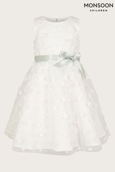 Monsoon Natural Freya 3D Scuba Bridesmaid Dress (N01893) | €82 - €95