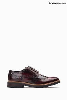 أحمر - Base London Woburn Lace Up Brogue Shoes (N01953) | 396 ر.ق