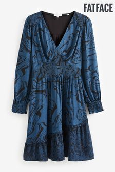 FatFace Blue Farah Marble Dress (N01962) | €43