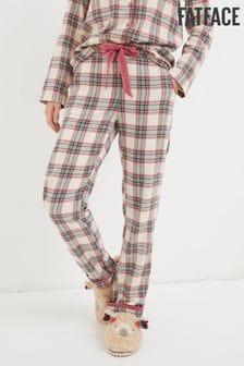 Spodnie od piżamy w kratkę FatFace Eva Woodland (N01970) | 154 zł