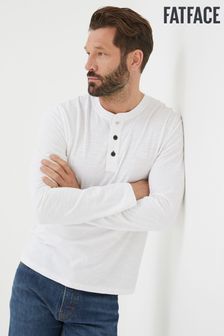 Henley shirt white shop