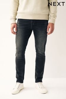 Washed Black Skinny Comfort Stretch Jeans (N02135) | kr331