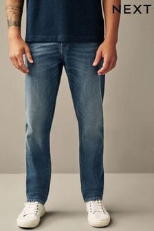 Blue Mid Tint Slim Fit Vintage Stretch Authentic Jeans (N02141) | ￥4,850