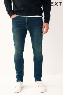 Mid Blue Tint Skinny Comfort Stretch Jeans (N02143) | 148 QAR