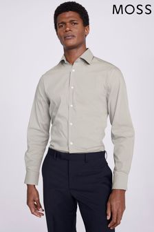 MOSS Tailored Fit Green Performance Stretch Shirt (N02263) | €39