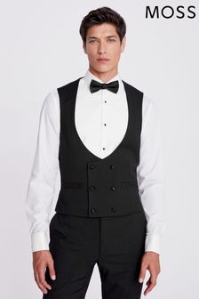 MOSS Slim Fit Black Waistcoat (N02264) | CA$190