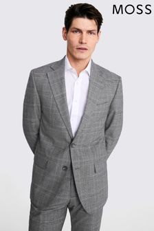 MOSS Tailored Fit Grey Check Performance Jacket (N02268) | 290 €