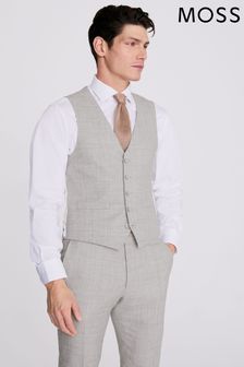 MOSS Slim Fit Light Grey Waistcoat (N02502) | 153 €