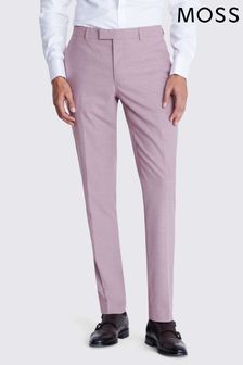 MOSS Slim Fit Pink Quartz Trousers (N02527) | 396 QAR