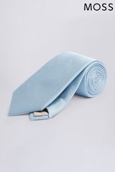 أزرق - رابطة عنق حرير أكسفورد من Moss (N02535) | 191 ر.س