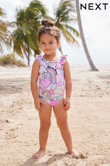 Multi Character Frill Swimsuit (3mths-7yrs) (N02772) | €14 - €16.50