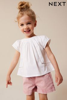 White Angel Sleeve Blouse (3mths-8yrs) (N02849) | AED53 - AED68