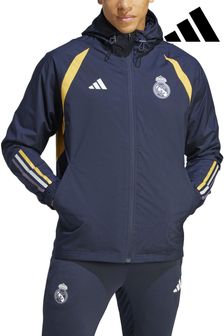 adidas Blue Real Madrid Training All-Weather Jacket (N04001) | ₪ 402
